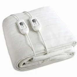 Haeger Manta eléctrica Confort Sleep Doble 2x60W 3 niveles de temperatura 2 controles desmontables 150x140 cm
